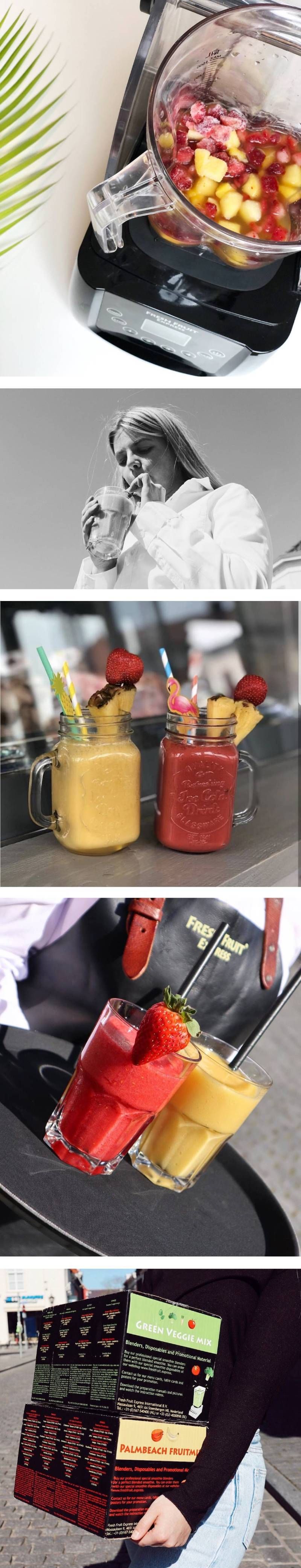 fresh fruit express concept collage impression