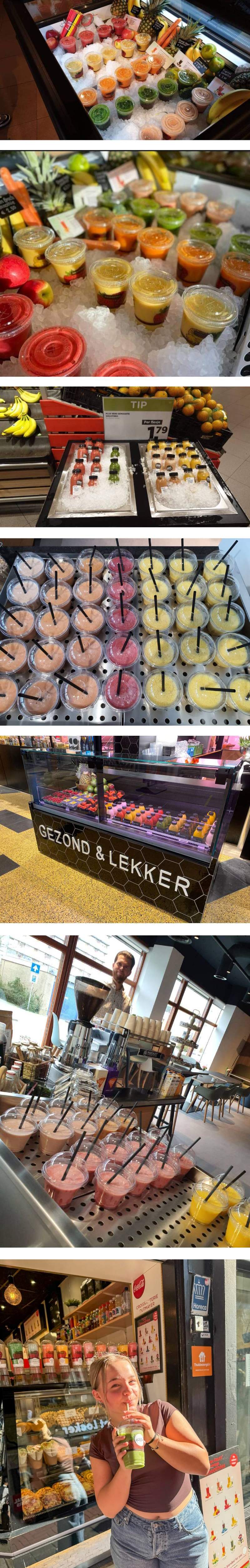 fresh fruit express concept collage impression